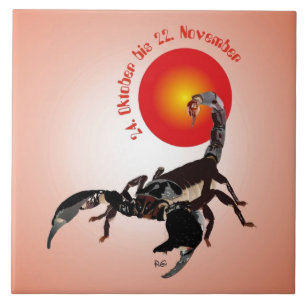 Alacrán cerámica baldosa de foto