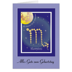 Alacrán el 24. octubre hasta el 22. noviembre