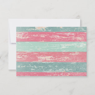 Alambre de madera rosa y verde Rústica RSVP