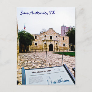 Álamo, postal de San Antonio