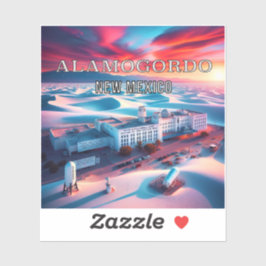 Alamogordo Nuevo México Pegatina de vinilo de 3 pu