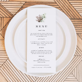 ALANA Tropical Ocean Coral Jelly Fish Beach Menú