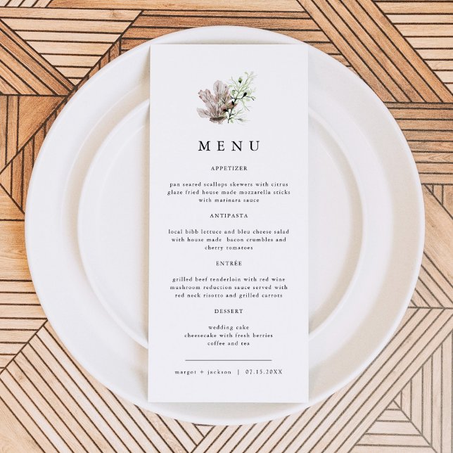 ALANA Tropical Ocean Coral Jelly Fish Beach Menú (Subido por el creador)