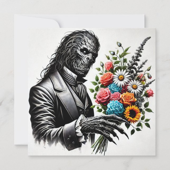 Alaric Wyrmwillow - Tarjeta de felicitación gótica (Anverso)