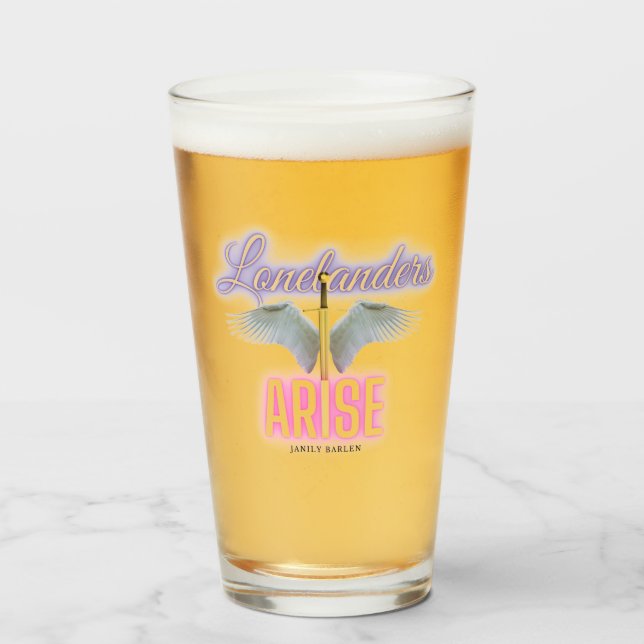 Alarma de Lonelanders - Tumbler de vidrio (Anverso (lleno))