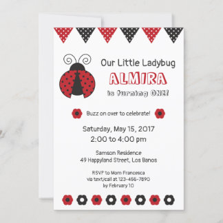 Alarma Por Invitación Al Cumpleaños De Lady Bug