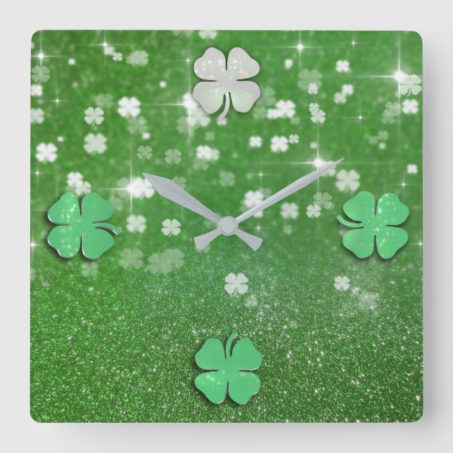 Alarmante Purpurina Twinkle - Reloj de pared (Anverso)