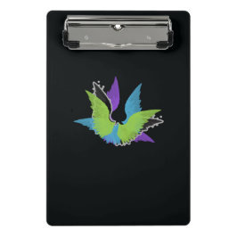 Alas abstractas Mini Portapapeles