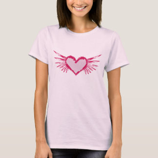 Alas De Amor Estilo Camiseta Grunge
