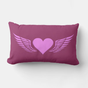Alas de amor personalizado lanzar almohada