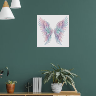 Alas de Ángel Impresión de Arte en Acuarela   Pare
