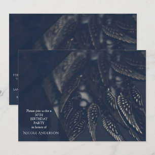 Alas de Ángel Oscuro Invitaciones para Fiesta Glam