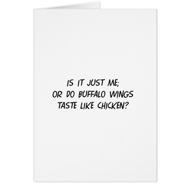 Alas de búfalo (Frente)