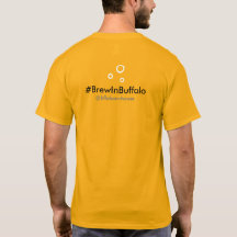 Alas de búfalo y brewhouse - Camiseta de brewInBuf