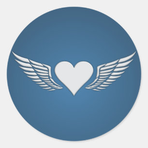 Alas de pegatinas de amor, personalizar