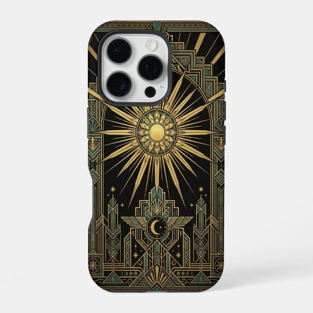 Alas Deco Sol & Luna | Funda para iPhone 16 Pro Or (Reverso )