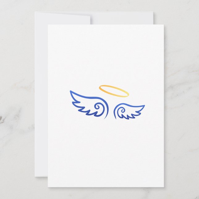 Alas del Ángel Azul Real con Halo (Anverso)