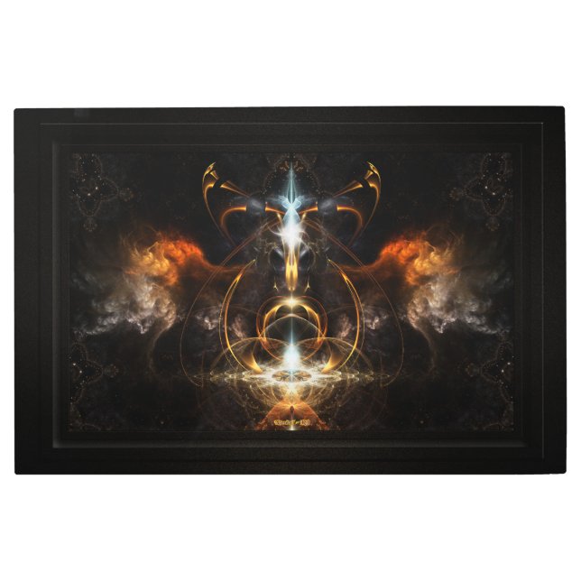 Alas del arte fractal de fuego de Xzendor7 (Anverso)