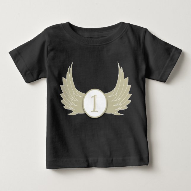 Alas (edad 1) -  de camiseta de Baby Fine Jersey (Anverso)
