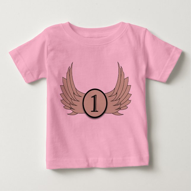 Alas (edad 1) -  de camiseta de Baby Fine Jersey (Anverso)