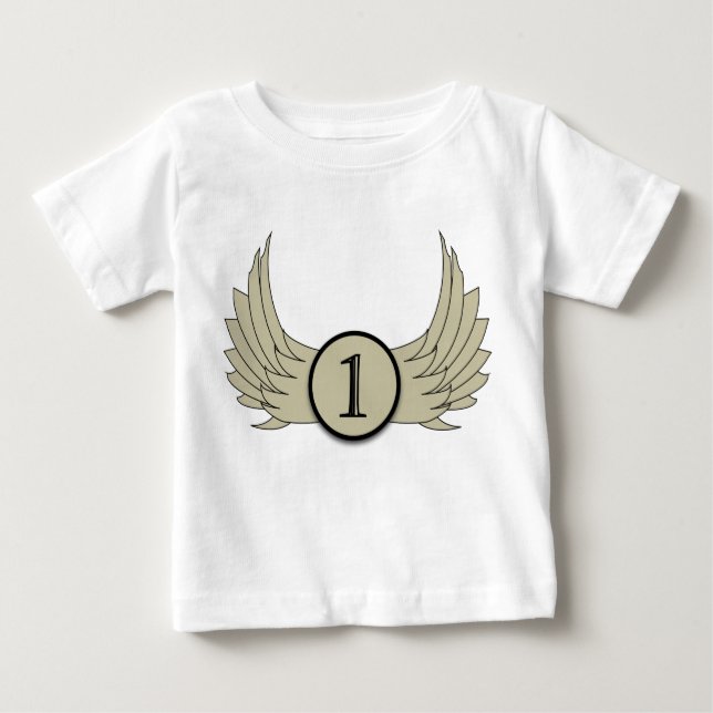 Alas (edad 1) -  de camiseta de Baby Fine Jersey (Anverso)