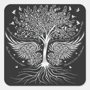 Alas para volar el sistema de 20 pegatinas