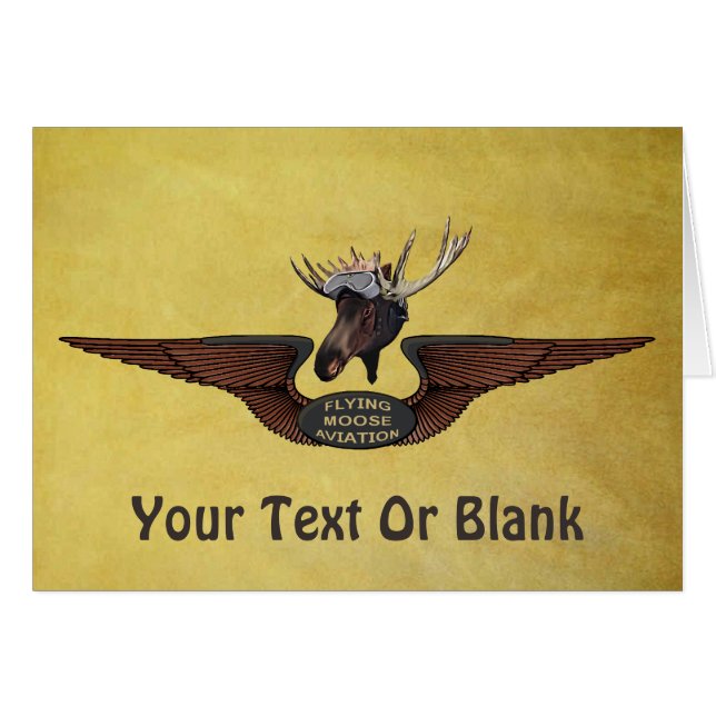 Alas piloto de Moose Bush volador (Anverso (Horizontal))