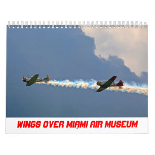 Alas sobre calendario del museo del aire de Miami