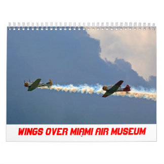 Alas sobre calendario del museo del aire de Miami