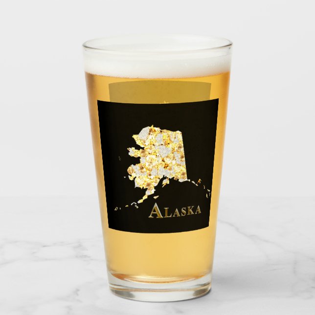 ALASKA BEER GLASS (Anverso (lleno))