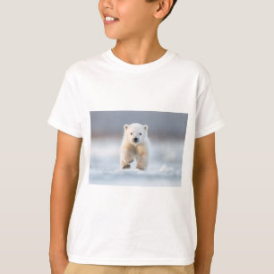 Alaska es una graciosa camiseta de osito polar par