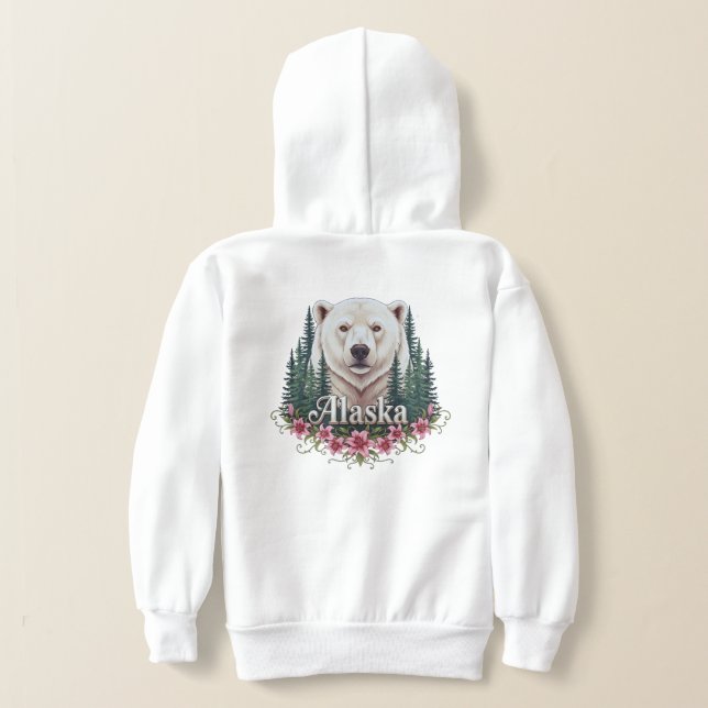 Alaska Polar Bear Shirt Design, Nature Lover Sweat (Distribución Reverso )