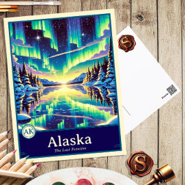 Alaska | Postal con cubierta de estilo anime