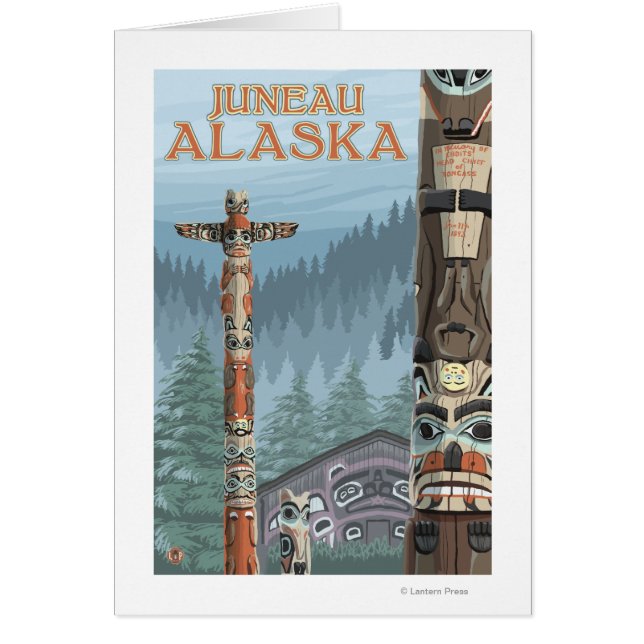 Alaska Totem Poles - Juneau, Alaska (Frente)