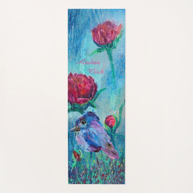 Alaskan Chick Yoga Mat (Anverso)