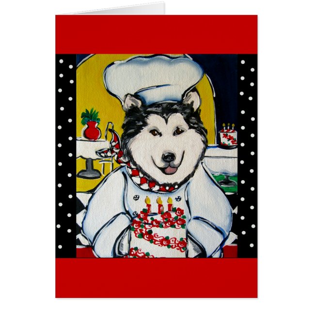 Alaskan Malamute Chef (Frente)