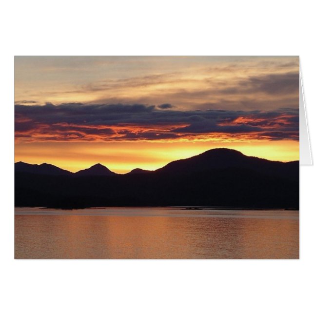 Alaskan Sunset I Beautiful Alaska Photography (Anverso (Horizontal))