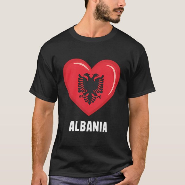 Albania Camisa de Bandera Albanesa (Anverso)