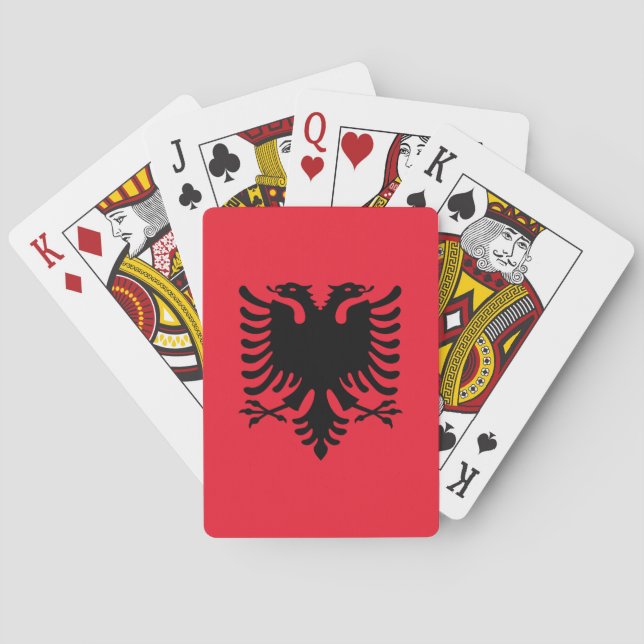 Albania: Cartas de juego (Reverso)