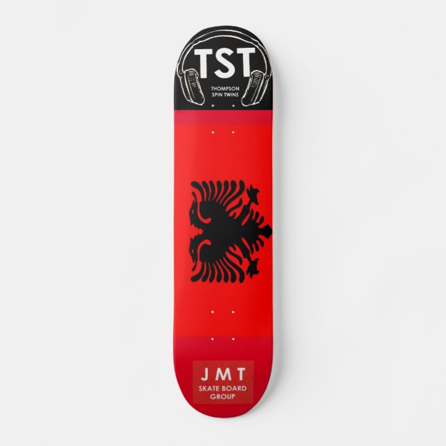 ALBANIA / Skateboard TST (Anverso)