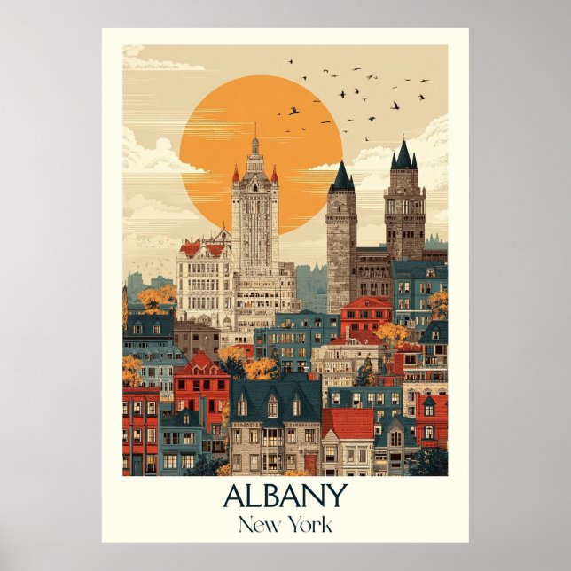 Albany New York Viaje al arte (Frente)