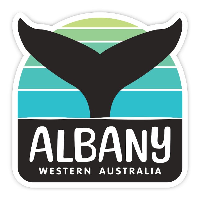 Albany, Pegatina de Australia Occidental (Albany Western Australia Sticker)