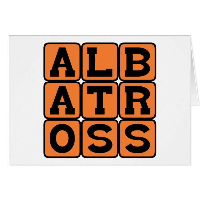 Albatros, gran ave marina (Anverso (Horizontal))