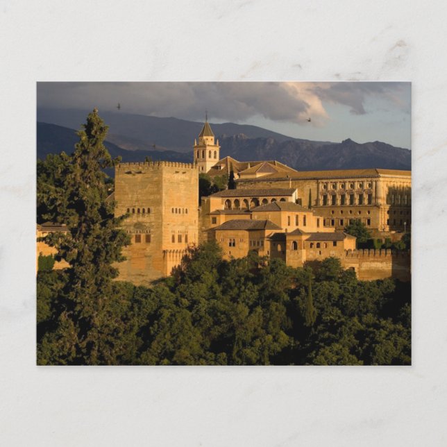 Albaycin postal en Granada, Andalucía España (Anverso)