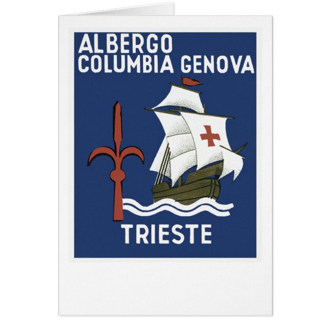 Albergo Columbia Génova ~ Trieste (Frente)