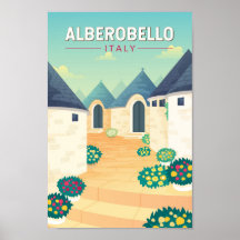 Alberobello Italia Viaje Arte Vintage