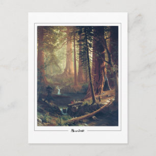 Albert Bierstadt #113 - Tarjeta postal de arte fin
