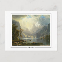 Albert Bierstadt #298 - Tarjeta postal de arte fin