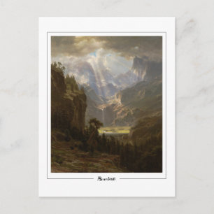 Albert Bierstadt #52 - Tarjeta postal de arte fino