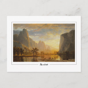 Albert Bierstadt #86 - Tarjeta postal de arte fino